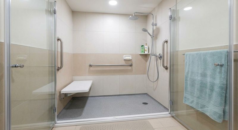 Elderly Shower Installation detail